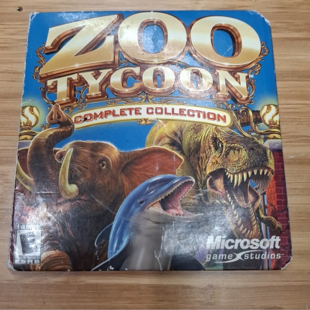 Zoo Tycoon Complete Collection (PC Game, 2003, 2-Disc Set) W/ Slipcover